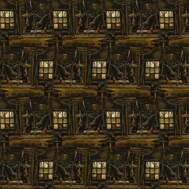 A sample of Documentary Design, Seamless Patterns, Repeating Pattern, Conversational Design, Wallpaper Group PG
