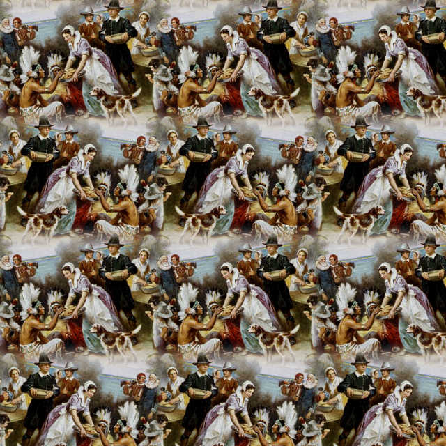 A sample of Object Print, Repeating Pattern, Conversational Design, Figurative Design, Wallpaper Group PG, Theme