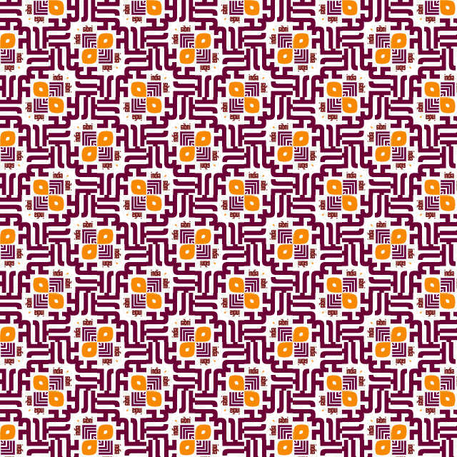 A sample of Repeating Pattern, CAD, Logo Patterns, Geometric Pattern