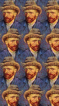 A sample of Documentary Design, Seamless Patterns, Repeating Pattern, Conversational Design, Wallpaper Group PG